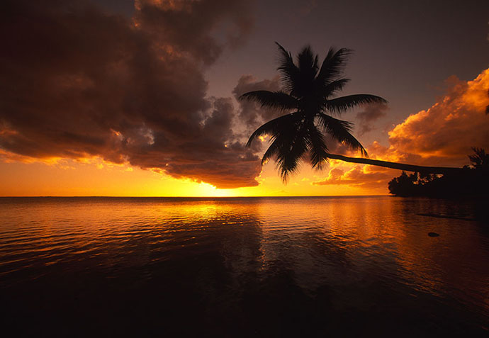 Sunset at ISO 100