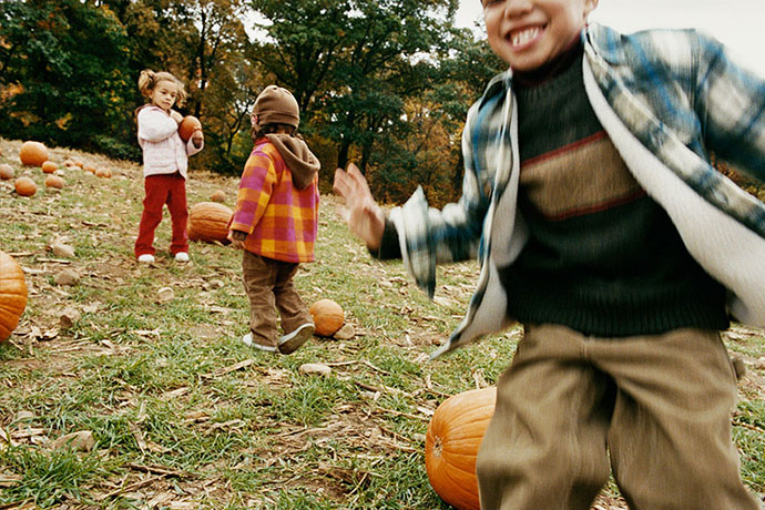 Kids playing candid photography