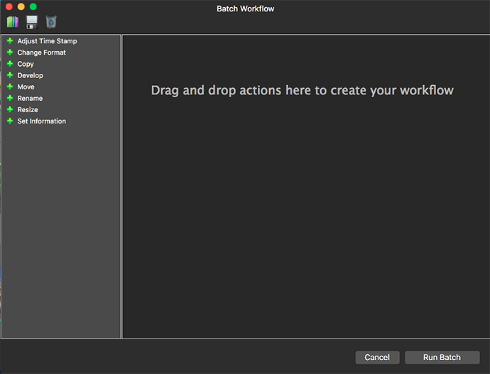 Batch edit dialog box