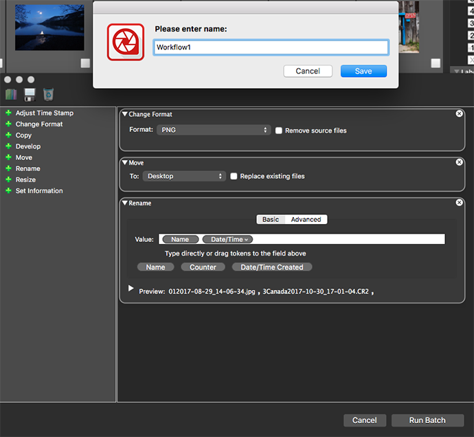name new preset